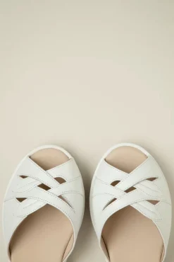 Outlet Elba Sandalen In Wit Vrouwen Sandalen