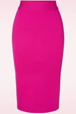 Clearance Emily Pencil Rok In Bubblegum Roze Vrouwen Rokken