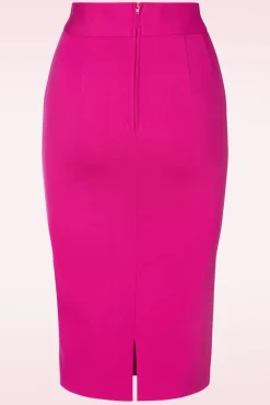 Clearance Emily Pencil Rok In Bubblegum Roze Vrouwen Rokken