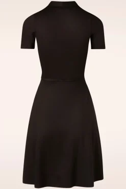 New Emmy Ecovero Klassieke Jurk In Zwart Vrouwen Plus Size Jurken