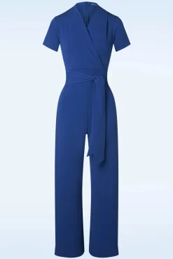 Best Emmylou Jumpsuit In Koningsblauw Vrouwen Playsuits & Jumpsuits