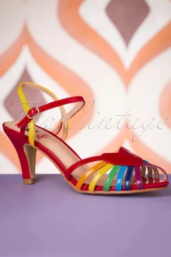 Sale Fantasie April Sandalen In Rood Vrouwen Sandalen