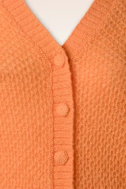 Online Farfalle V Cardi In Mock Oranje Vrouwen Vestjes