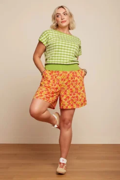Outlet Fintan Doree Shorts In Fiesta Rood Vrouwen Broeken