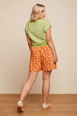 Outlet Fintan Doree Shorts In Fiesta Rood Vrouwen Broeken