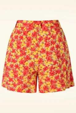 Outlet Fintan Doree Shorts In Fiesta Rood Vrouwen Broeken