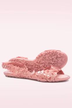 Hot Flexi Butterfly Flipflop Sandaaltjes In Glossy Roze Vrouwen Slippers