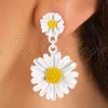Hot Friendly Wildflower Oorbellen In Wit Vrouwen Sieraden