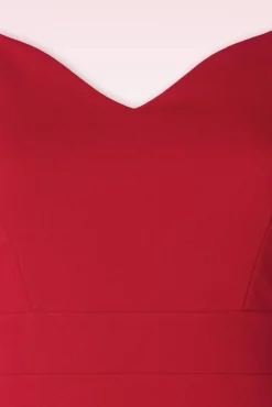 Online Gemma Pencil Jurk In Rood Vrouwen Plus Size Jurken