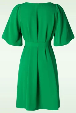 New Greta Jurk In Groen Vrouwen Plus Size Jurken