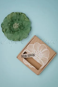 Grote Bloemcorsage In Weidegroen Vrouwen Haaraccessoires