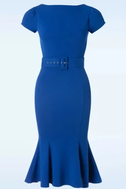 Discount Gwen Pencil Jurk In Koningsblauw Vrouwen Plus Size Jurken