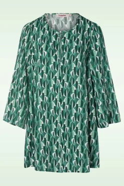 New Gwenola Mid Century Retro Jurk In Groen Vrouwen Plus Size Jurken