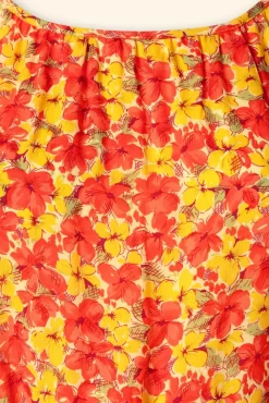 Hot Hazel Doree Jurk In Fiesta Rood Vrouwen Plus Size Jurken