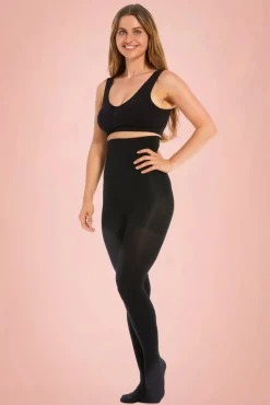 Online High Waist Slim Panty In Zwart Vrouwen Panty's