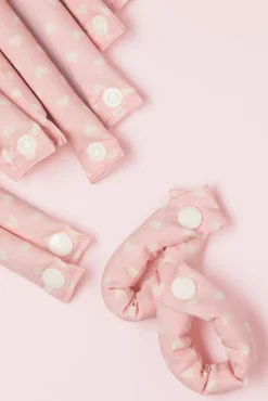 Online In My Heart - Set Van 12 Krulspelden In Roze Vrouwen Haaraccessoires