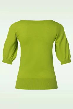New Ivy Cocoon Top In Limoen Vrouwen Truitjes