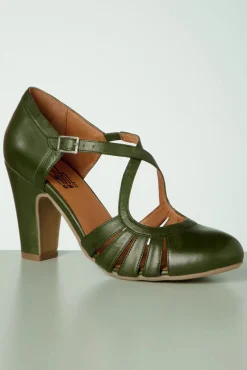 New Jada Pumps In Bosgroen Vrouwen Pumps