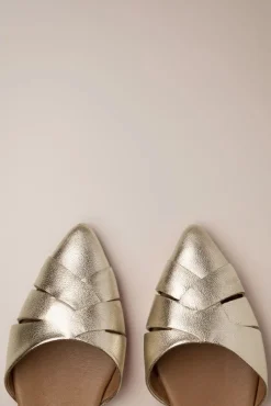 Discount Jade Ballerina In Goud Metallic Vrouwen Ballerina's