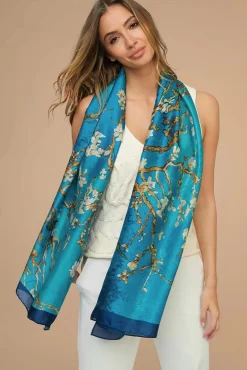 New Jade Sjaal In Teal Vrouwen Sjaals