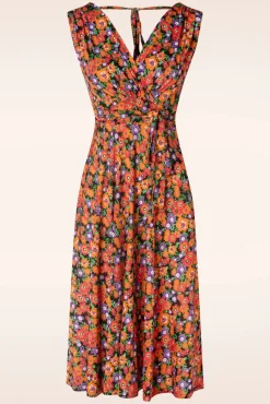 Best Jane Ditsy Flower Swing Jurk In Multi Vrouwen Plus Size Jurken