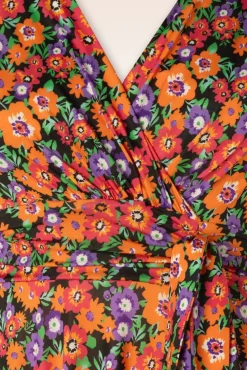 Best Jane Ditsy Flower Swing Jurk In Multi Vrouwen Plus Size Jurken