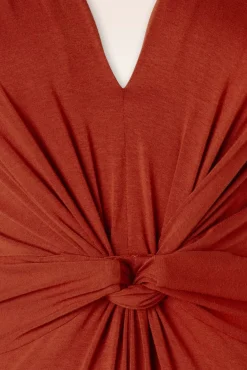 Online Jasmine Maxi Jurk In Steenrood Vrouwen Plus Size Jurken