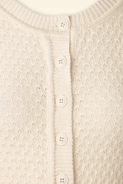 Jennie Cardigan In Havermout Vrouwen Vestjes