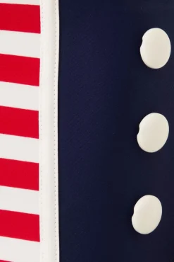 Online Joelle Stripes Bikinibroekje In Marineblauw En Rood Vrouwen Bikini's