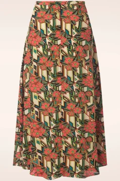 Hot Juno Ryder Langoustine Rok In Oranje Vrouwen Rokken