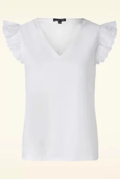 Outlet Katie Top In Wit Vrouwen Tops