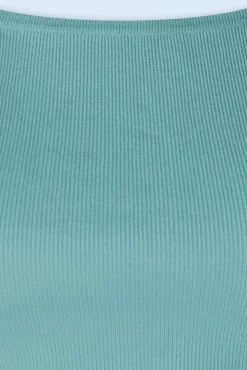 Kaylie Top In Porselein Blauw Vrouwen Tops