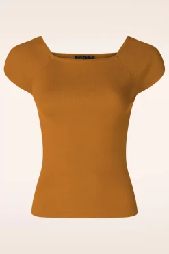Sale Kaylie Top In Roest Vrouwen Tops