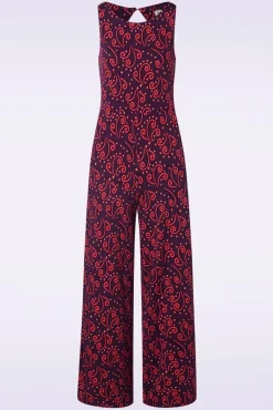 Hot Keira Jumpsuit In Maroon Vrouwen Playsuits & Jumpsuits