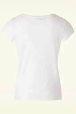 Best Kiss Me T-Shirt In Ecru Vrouwen T-Shirts