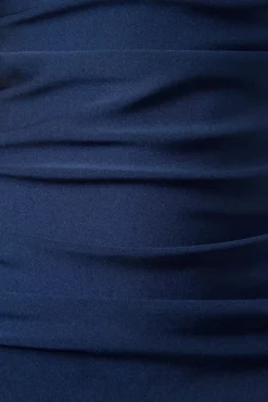 Online Klassiek Jaren Vijftig Eendelig Badpak In Marineblauw Vrouwen Badpakken