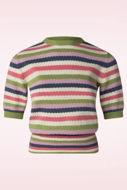 Best Knitted Waffle Top In Multi Vrouwen Truitjes