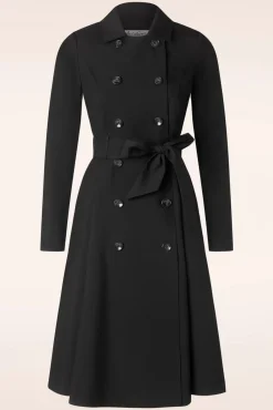 Discount Korrina Swing Trenchcoat In Zwart Vrouwen Jassen