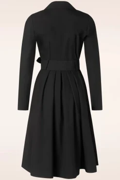 Discount Korrina Swing Trenchcoat In Zwart Vrouwen Jassen