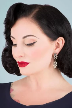 Best Kristallen Bladeren Oorbellen In Goud Vrouwen Sieraden