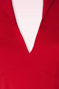 Outlet Laura Lee Swing Jurk In Rood Vrouwen Plus Size Jurken