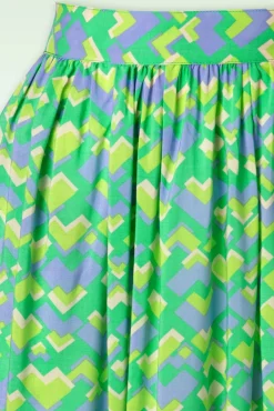 Online Layla Cocktail Rok In Macaw Groen Vrouwen Rokken