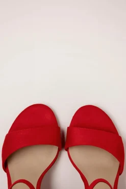 Best Lesly Sandaaltjes In Chili Rood Vrouwen Sandalen