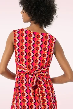 Discount Lia Maxi Jurk In Fuchsia Vrouwen Plus Size Jurken