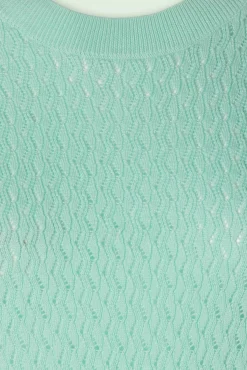 New Lina Top In Frisse Munt Vrouwen Truitjes