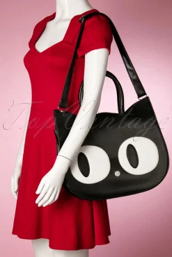 Online Lizzy De Big Eyed Cat Tas In Zwart Vrouwen Tassen