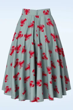 New Lobster Love Rok In Blauw Vrouwen Rokken