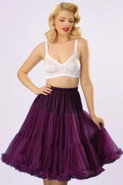 Online Lola Lifeforms Petticoat In Aubergine Vrouwen Petticoats