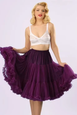 Online Lola Lifeforms Petticoat In Aubergine Vrouwen Petticoats
