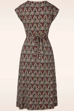 Clearance Lot Navarro Midi-Jurk In True Rood Vrouwen Midi Jurken